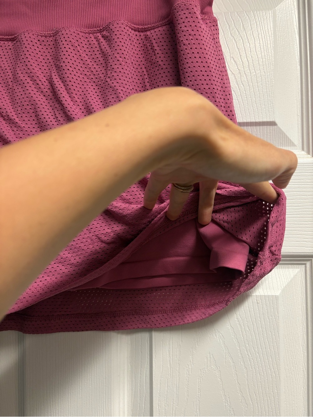NWOT Victoria’s Secret Pink High Rise Seamless Athletic Skort Size Large - Picture 3 of 6